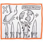4 Keith Haring Screenprints; IX, X, XX, XVIII